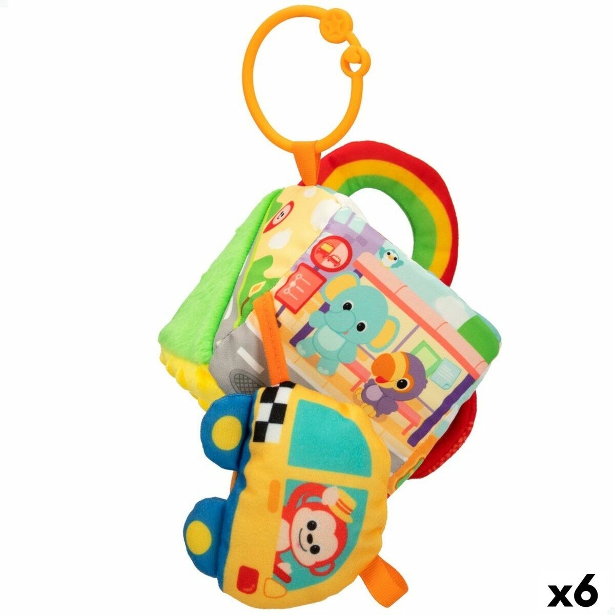 Cot Mobile Cloth Plastic 11,5 x 11,5 x 11,5 cm (6 Units)