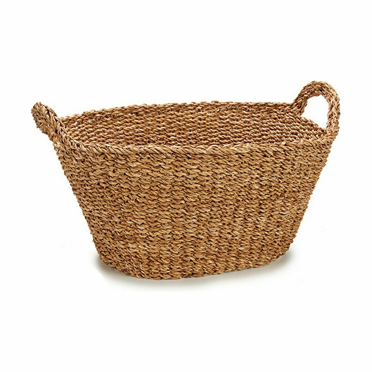 Basket Brown Marine algae 50 L With handles (6 Units)