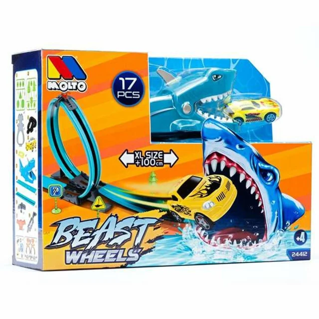 Racetrack 107 cm Shark 17 Pieces