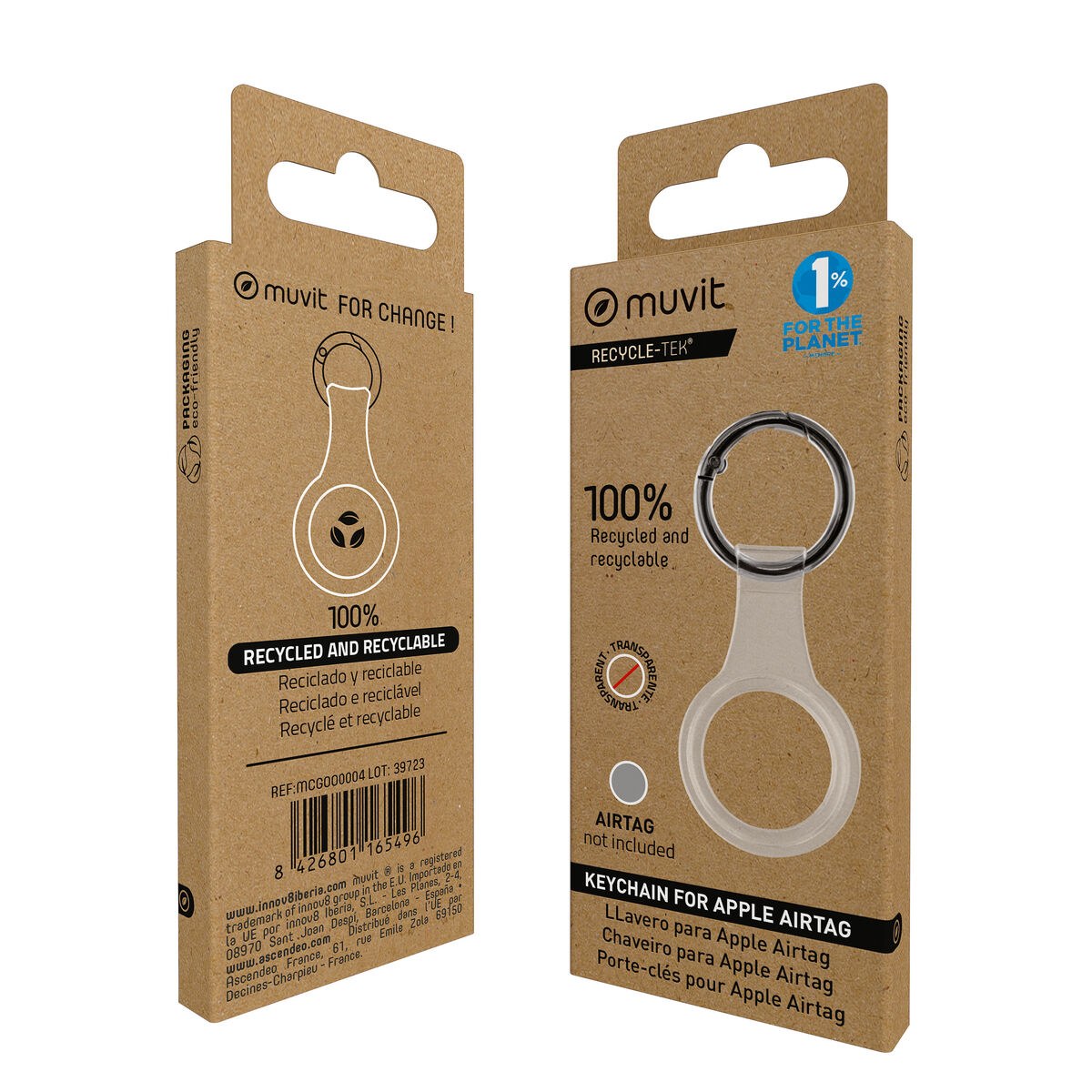 Keychain Black Case AirTag