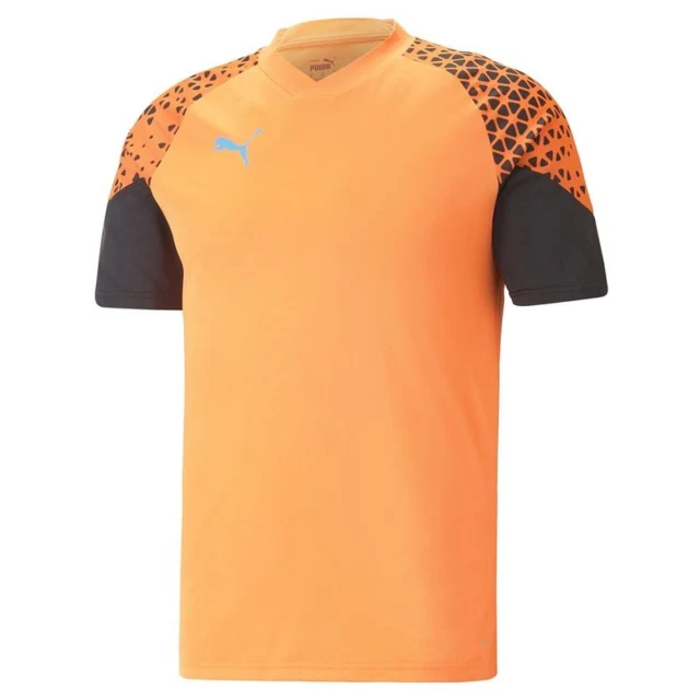 Men's Short-sleeved Football Shirt Individual Cup Training Ultra Orange