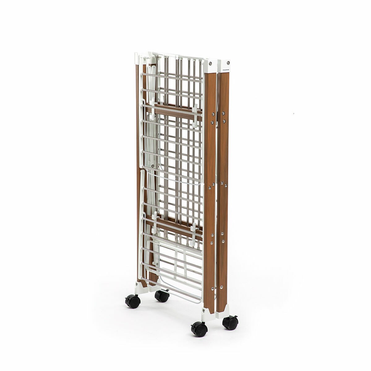Folding Vertical Clothes Dryer with Wheels Dreeyl 38 Bars