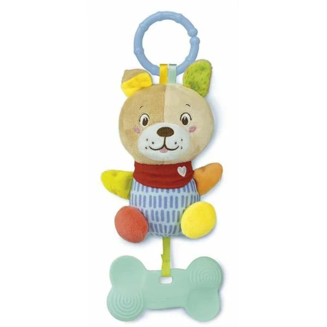 Rattle Cuddly Toy Lovely Dog 18 x 25 x 6 cm