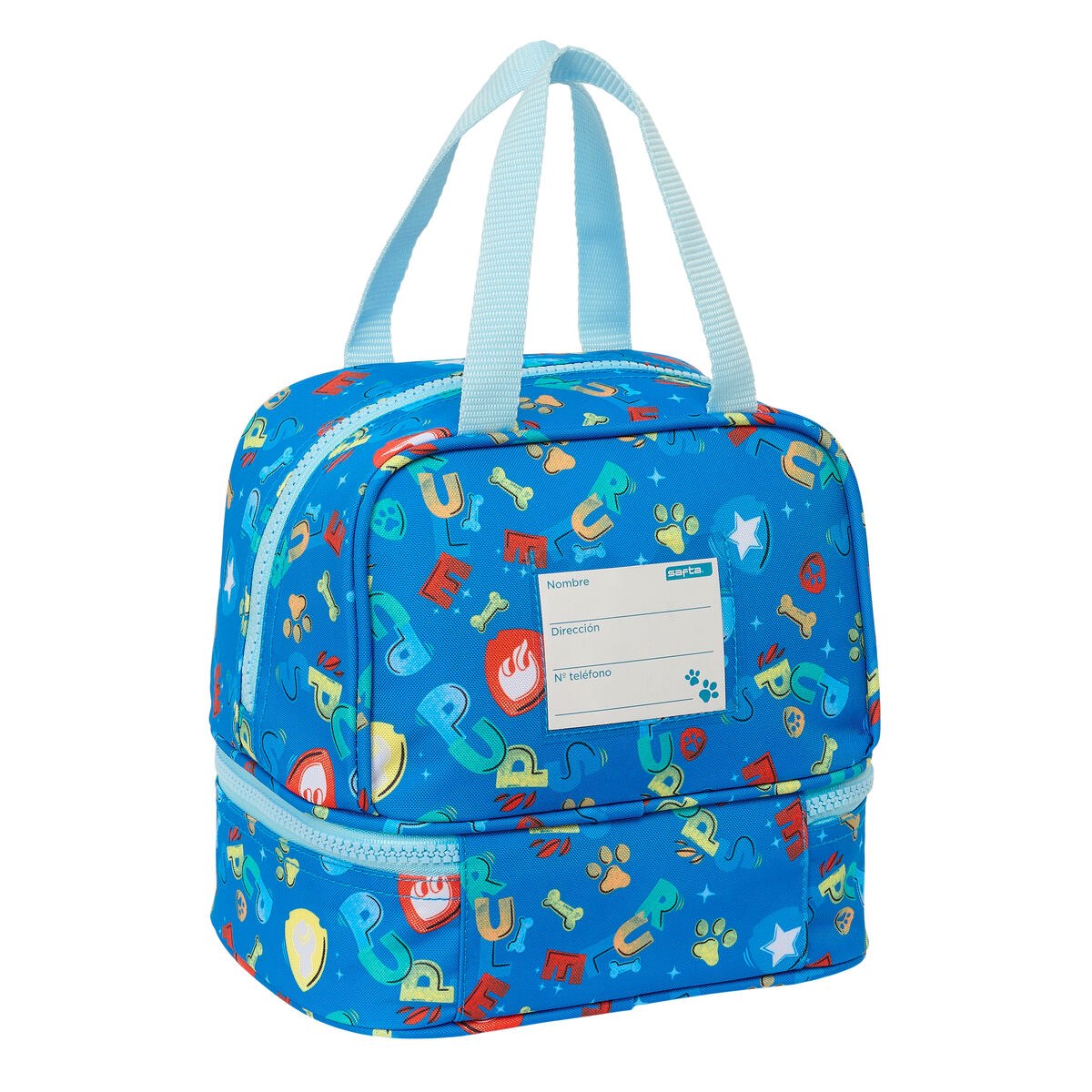 Lunchbox Pups rule Blue 20 x 20 x 15 cm