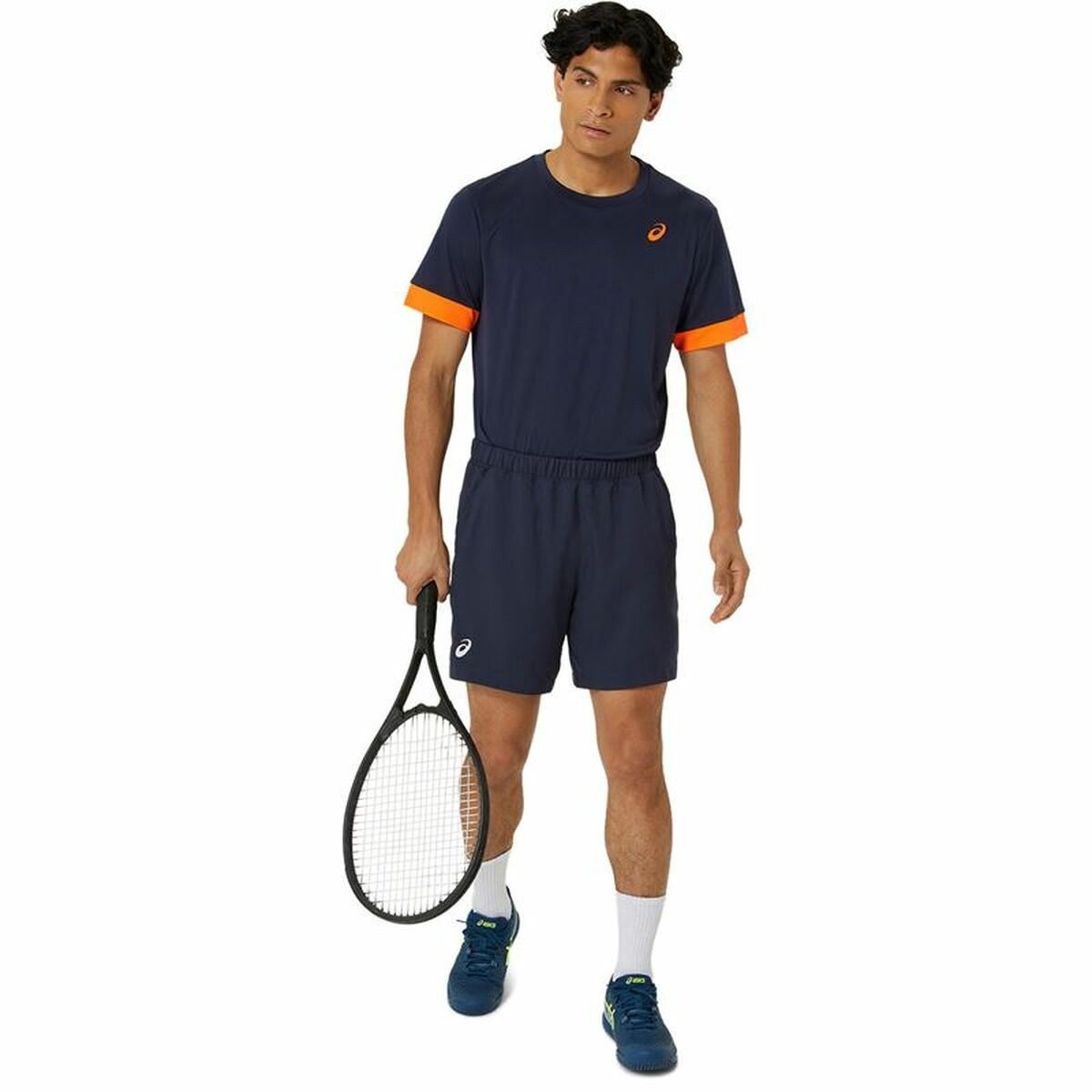 Short-sleeve Sports T-shirt Court Ss Top Blue Navy Blue Tennis