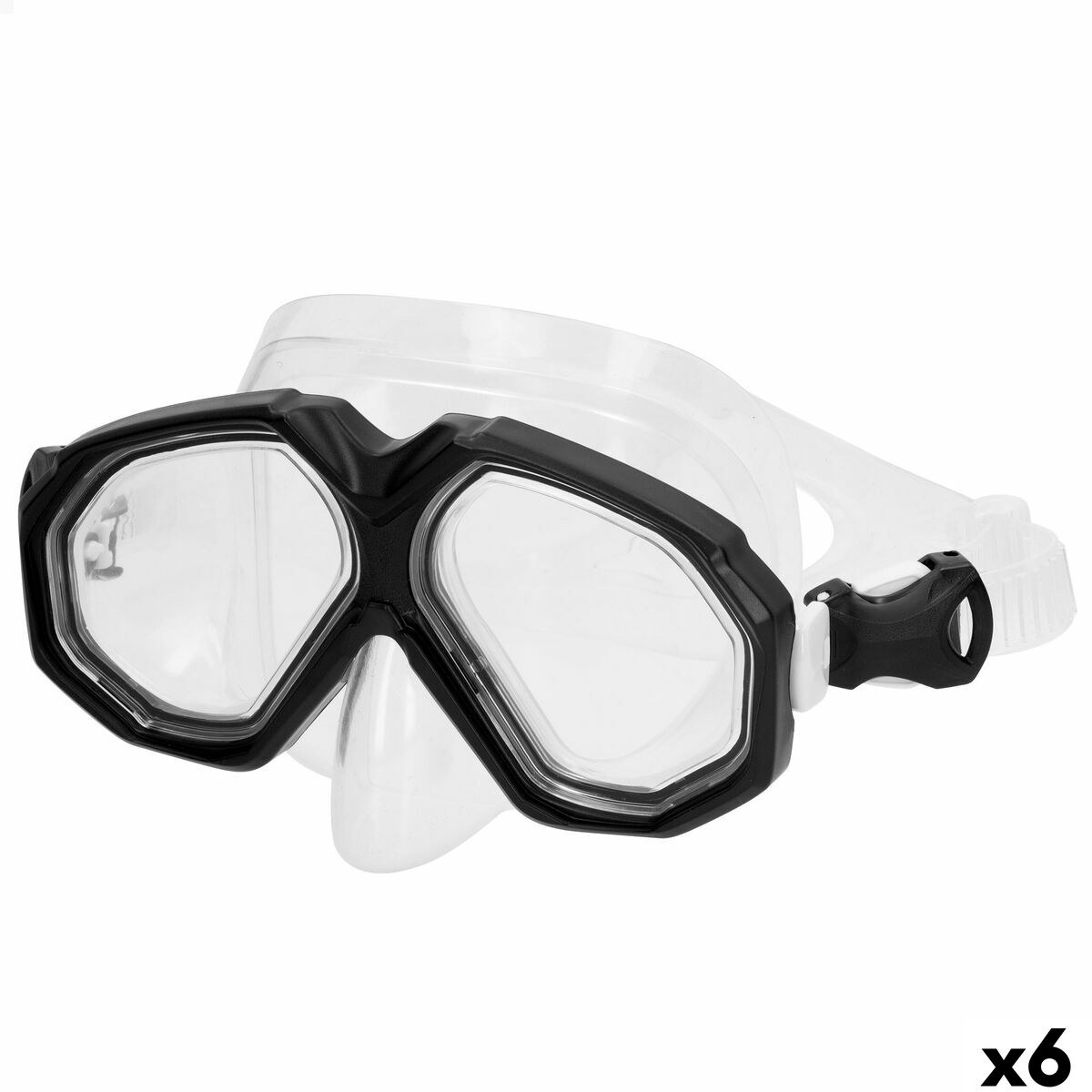 Diving Mask Black (6 Units)