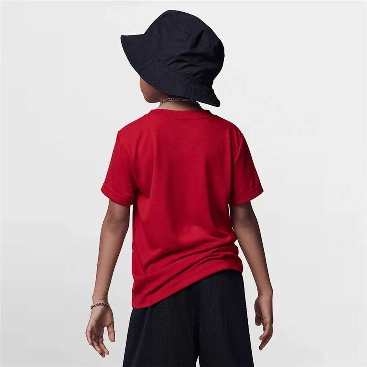 Child's Short Sleeve T-Shirt Jumpman Graphic Red