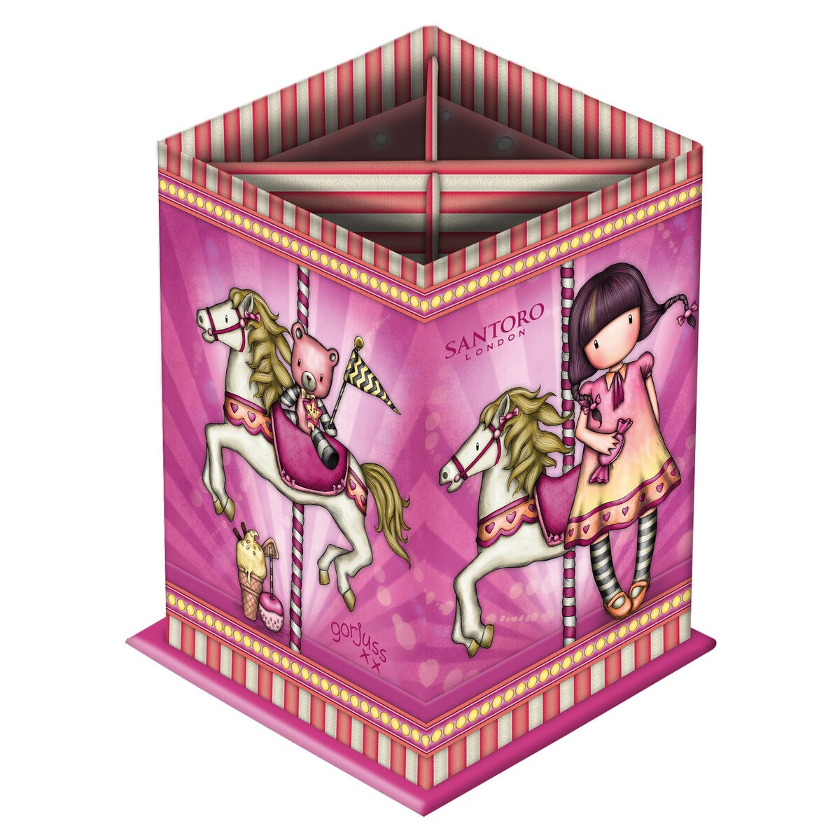 Pencil Case Carousel Pink
