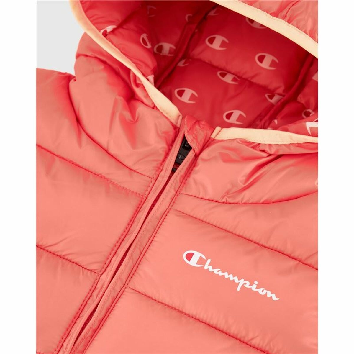 Men's Sports Jacket Hooded Coral