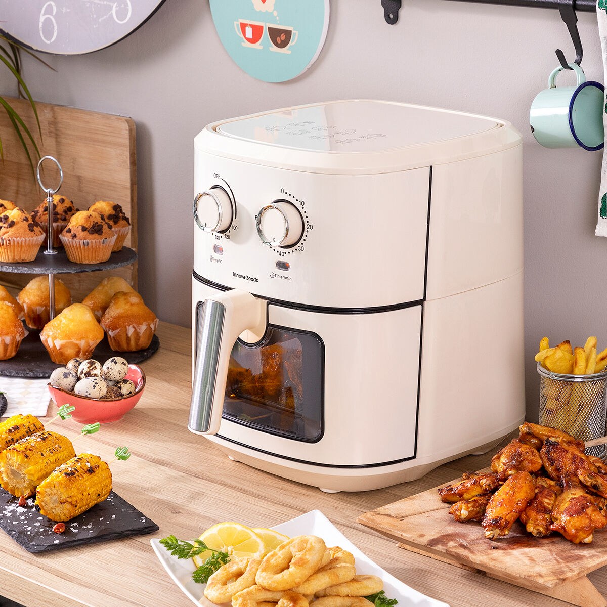 Air Fryer Vynner Pro 6500 Cream 1700 W 6,5 L Stainless steel