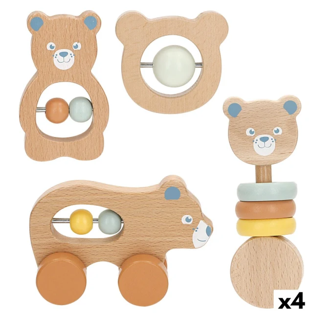 Set of rattles 13,5 X 9,5 X 4,5 CM (4 Units)