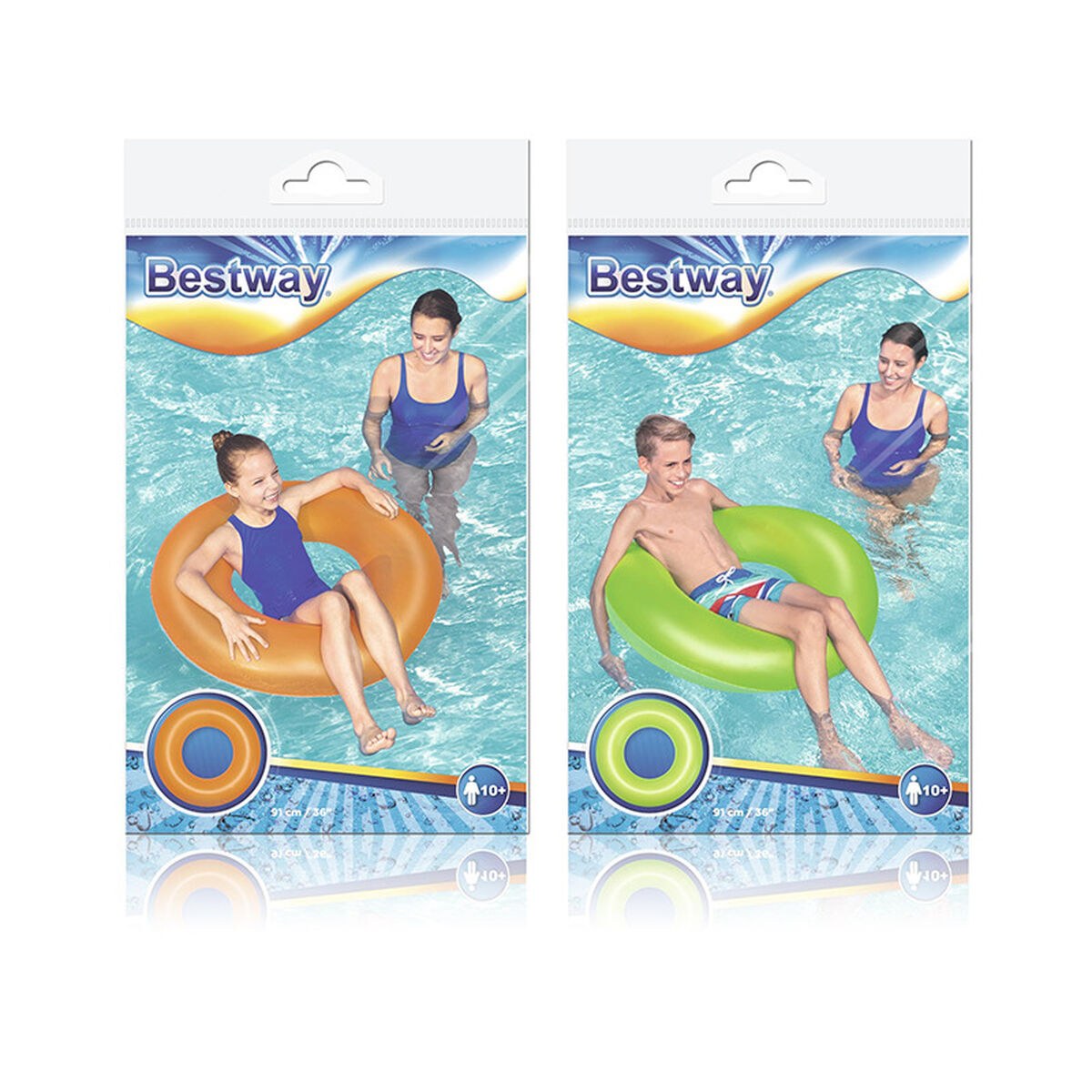Inflatable Float Green Ø 91 cm