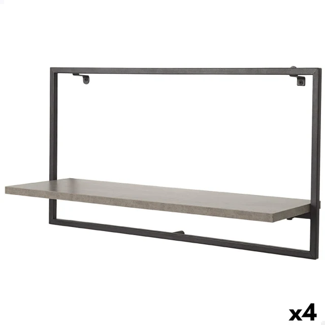 Shelve Iron MDF Wood 65 X 35 X 20 CM (4 Units)