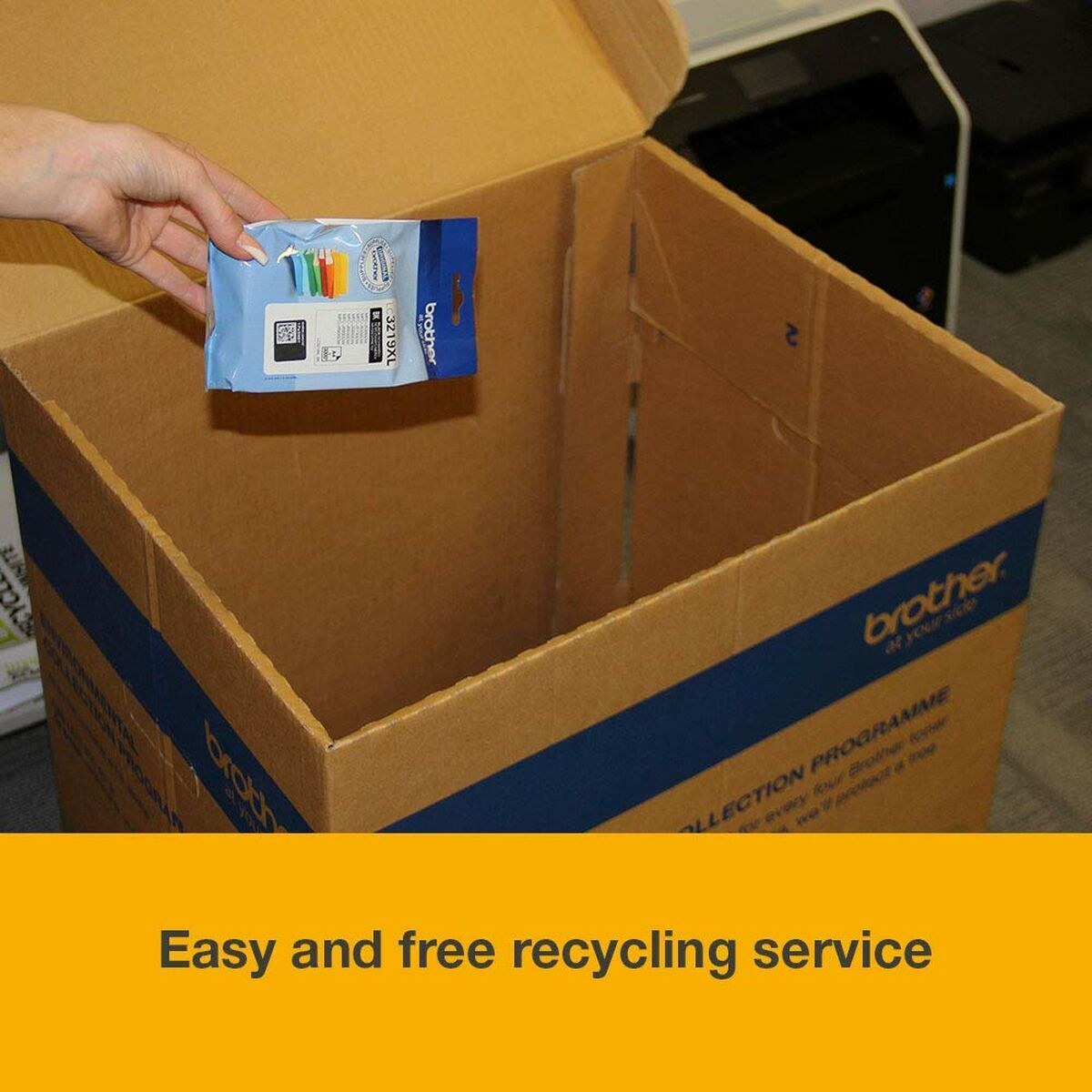 Original Ink Cartridge LC521Y Yellow