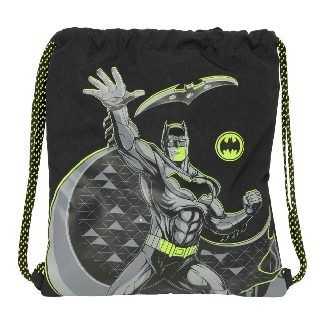 Backpack with Strings Game over Black 35 x 40 x 1 cm