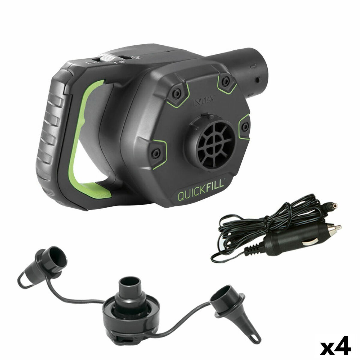 Electric Air Pump Quick Fill Rechargeable 220-240 V 4 Units