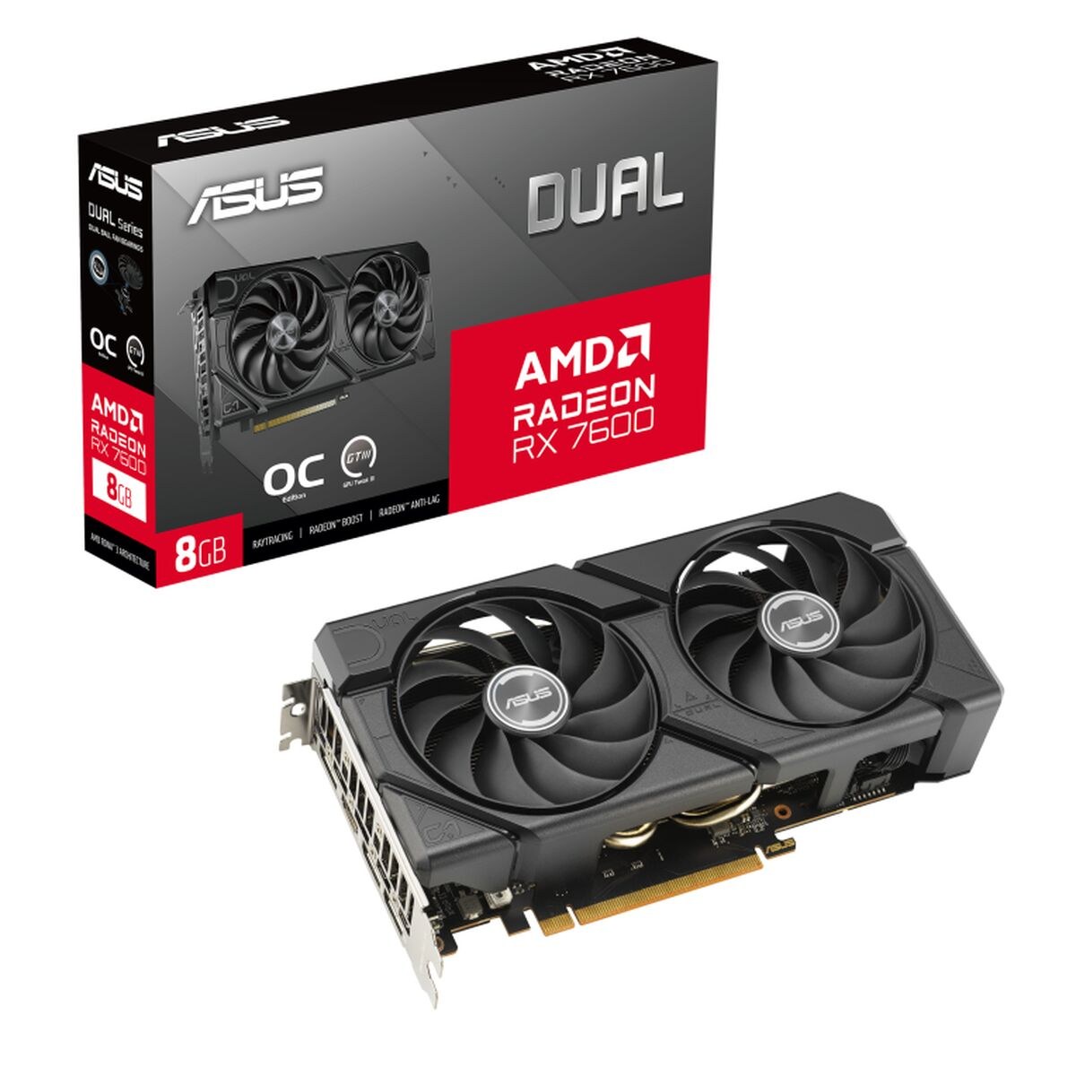 Graphics card RX7600-O8G-EVO 8 GB GDDR6