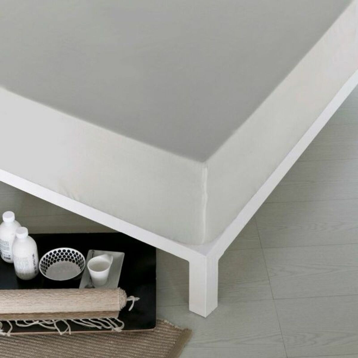 Fitted bottom sheet Grey
