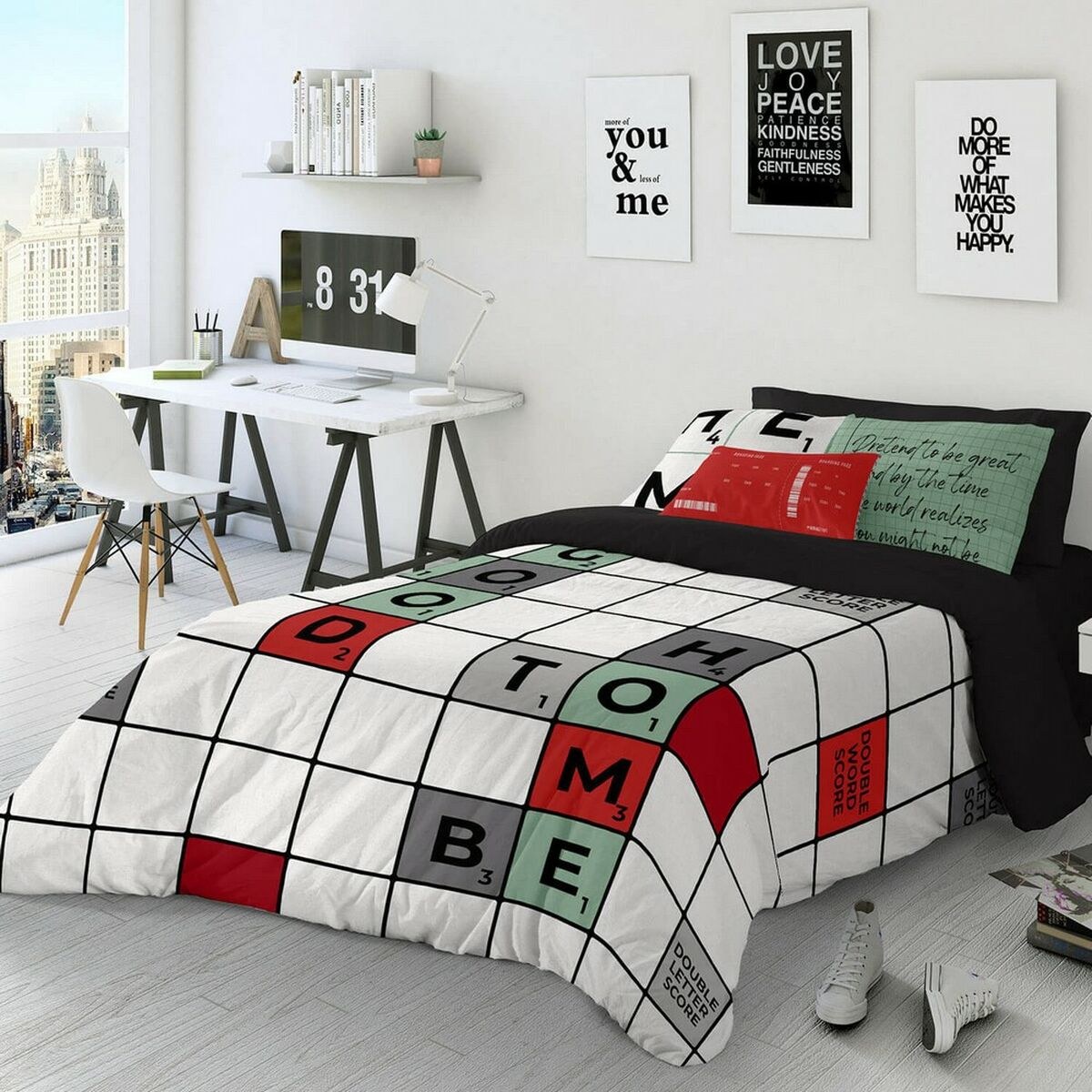 Nordic cover Scrabble Super king 260 x 220 cm