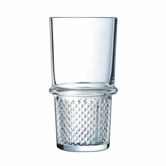 Glass New York Transparent Glass 350 ml (6 Pieces)