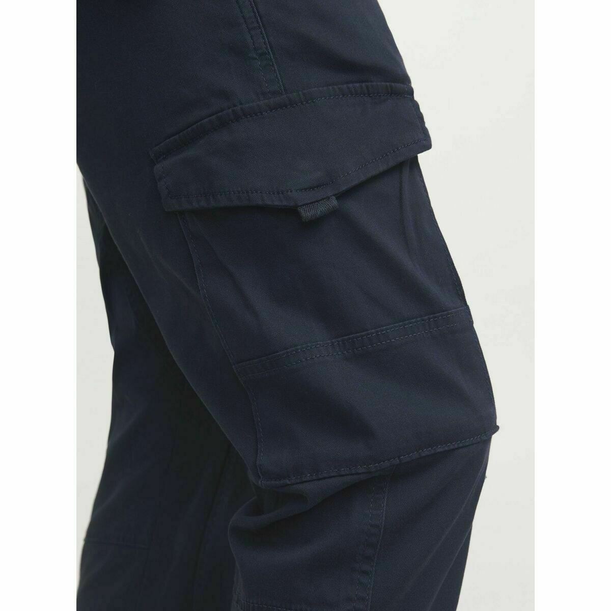 Trousers JPSTPAUL FLAKE CARGO 12169582 Navy Blue