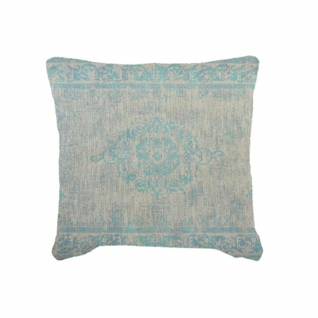 Cushion Turquoise Polyester (45 x 12 x 45 cm)