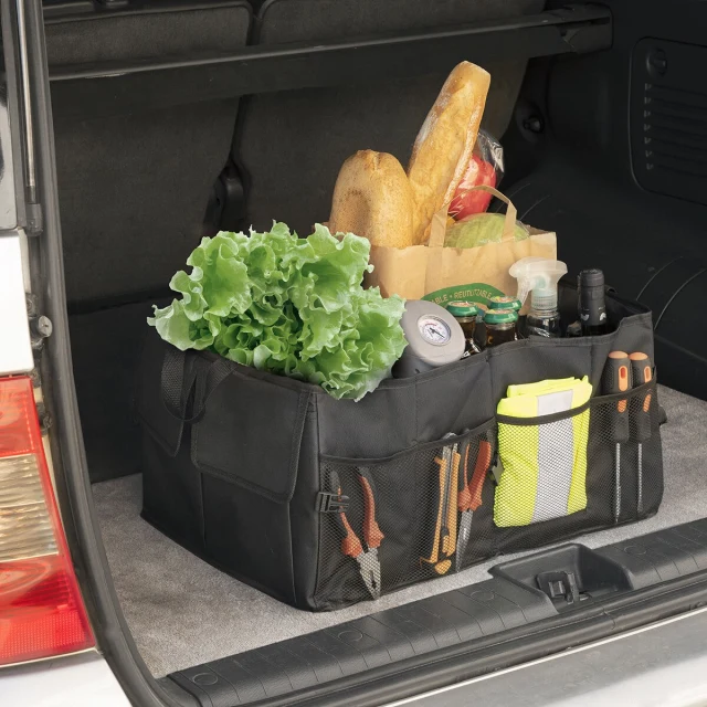 Folding Car Boot Organiser Carry