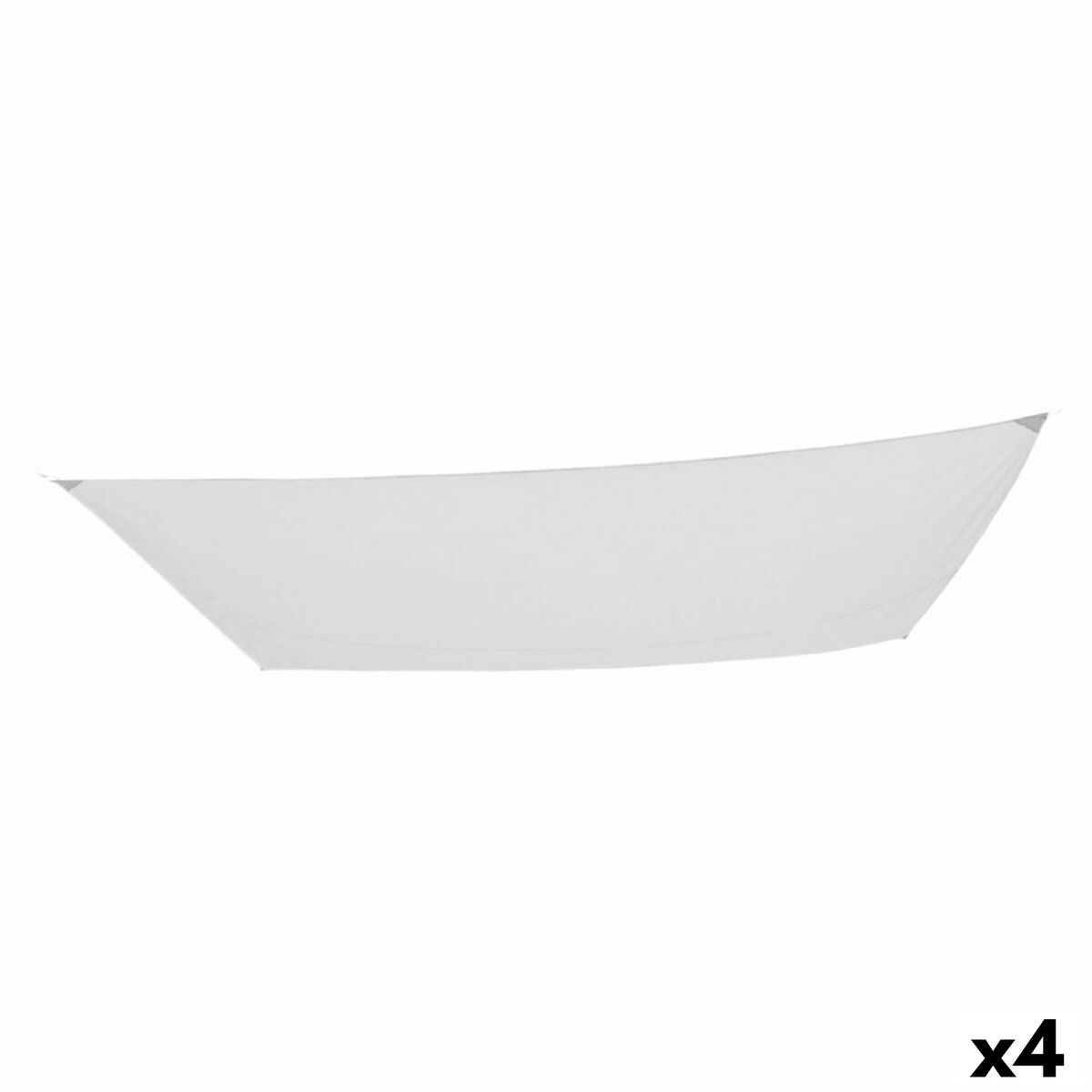 Shade Sails Triangular White 300 x 400 cm (4 Units)