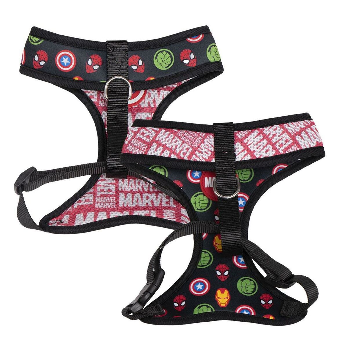 Dog Harness Red S/M Reversible