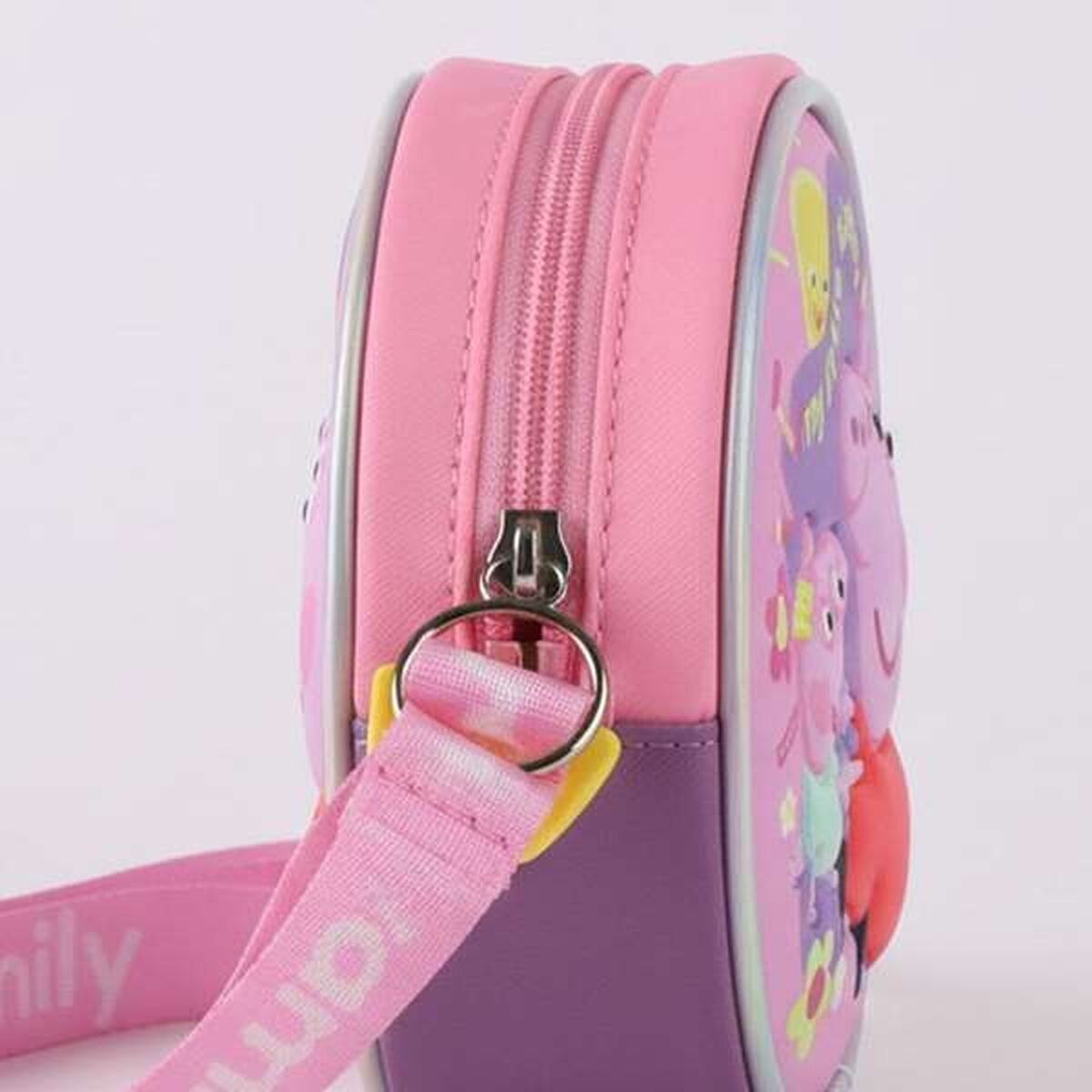 Shoulder Bag Pink 13 x 13 x 4 cm