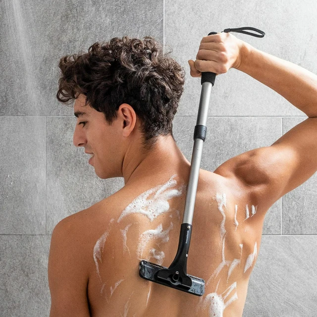Body Shaver with Extendable Aluminum Handle Extaver