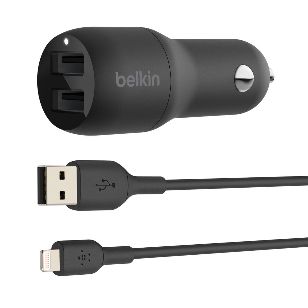 Car Charger Boost Charge Black
