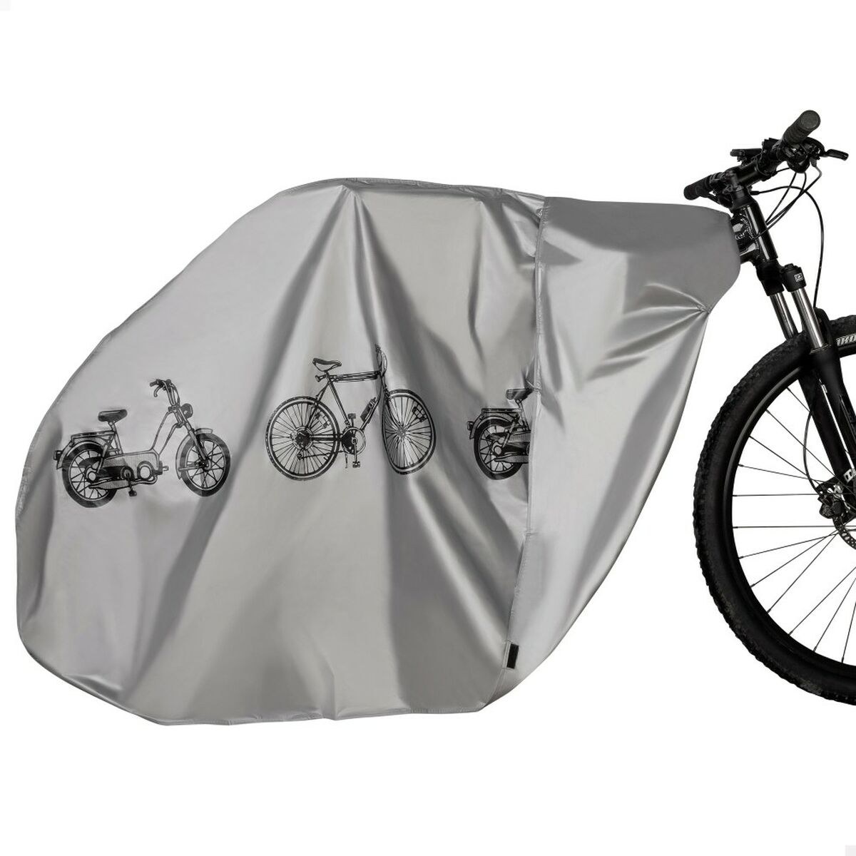 Protective cover for bicycles 195 x 100 x 5 cm Impermeable Grey