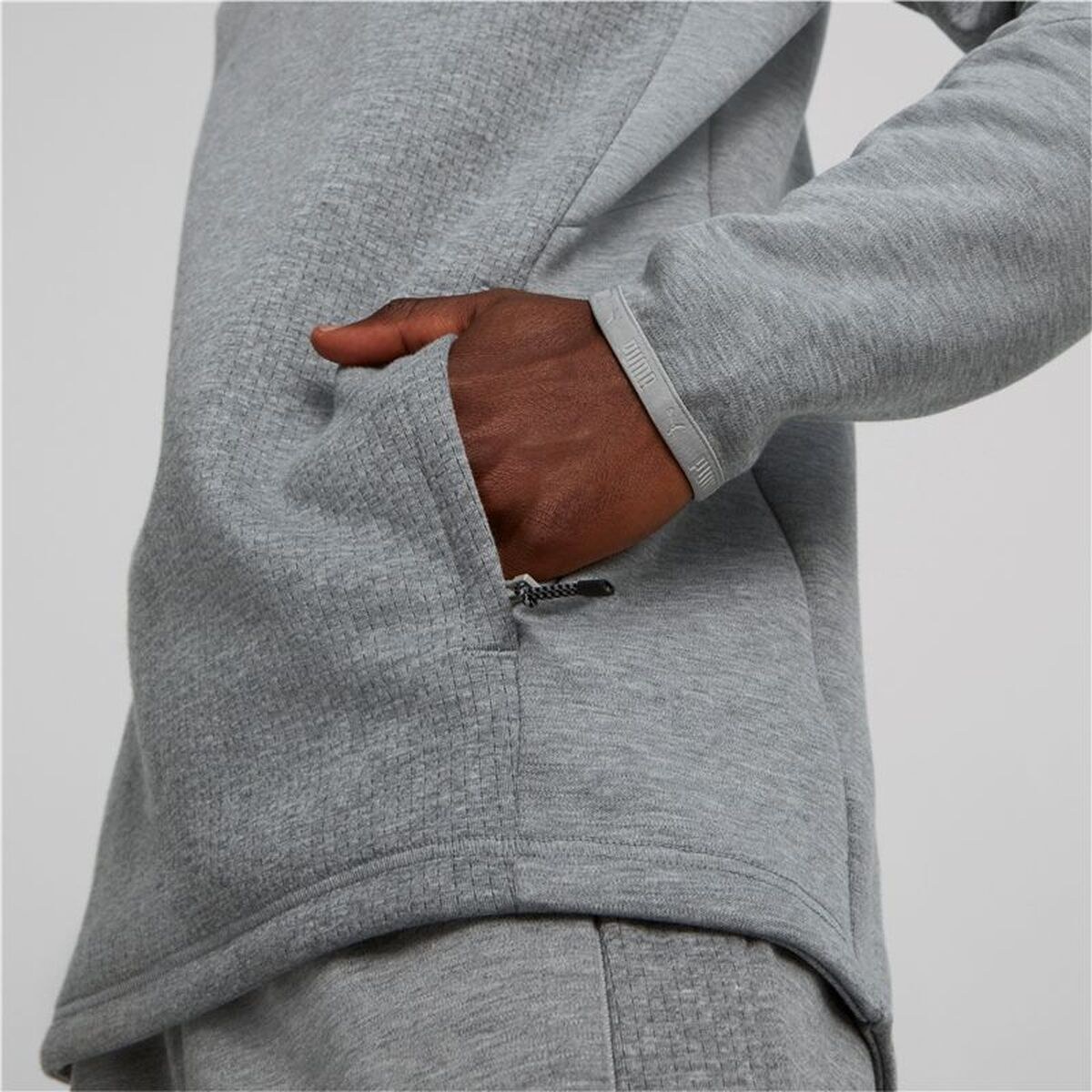 Men’s Hoodie Evostripe Grey