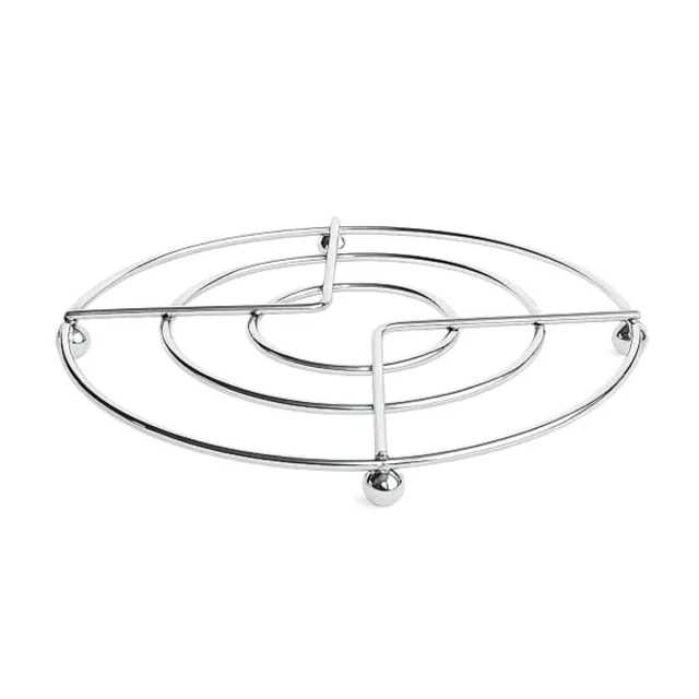 Foldable Table-top Mat Chrome-plated steel ø 22 x 22 cm