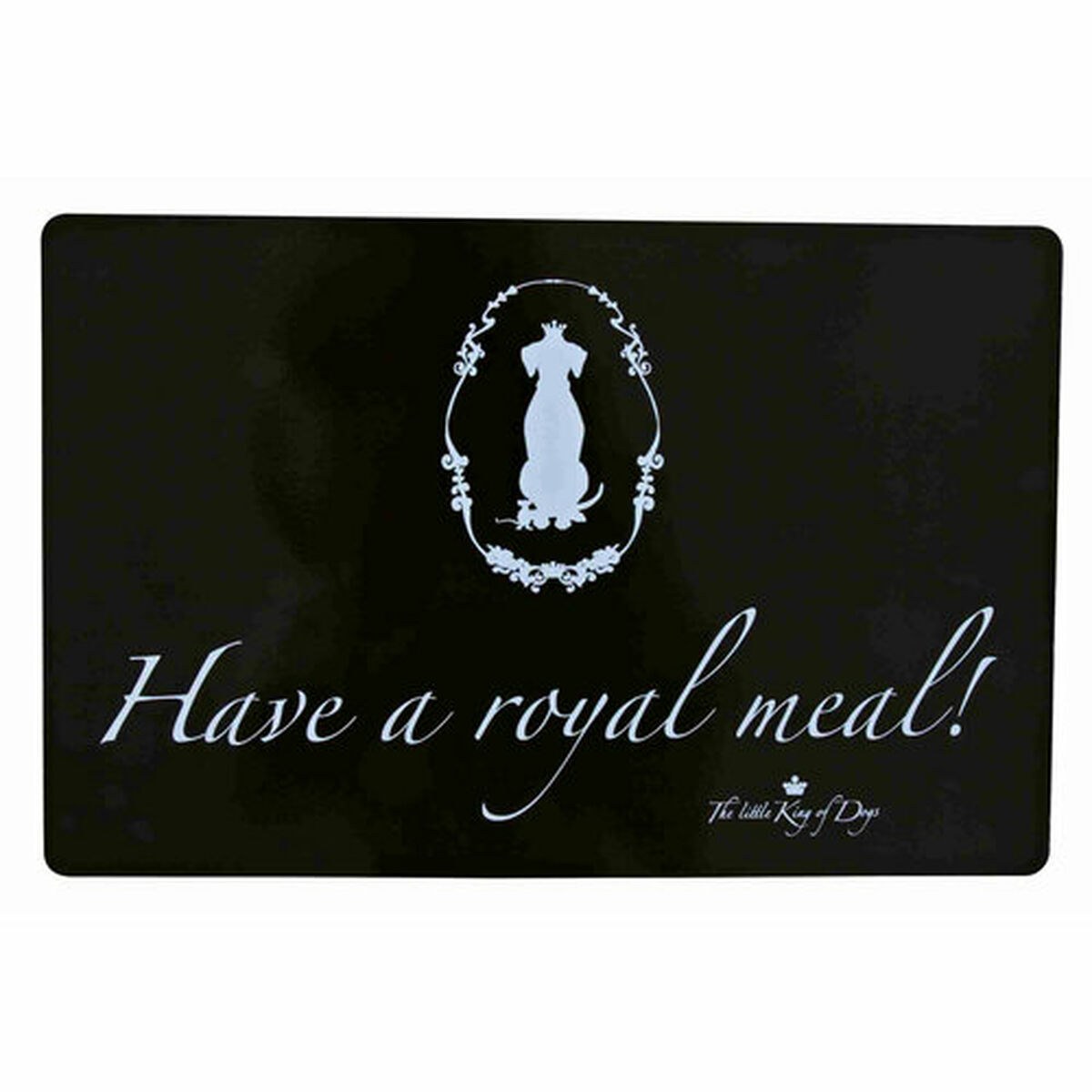 Tablecloth Have a royal meal Black Plastic 44 × 28 cm