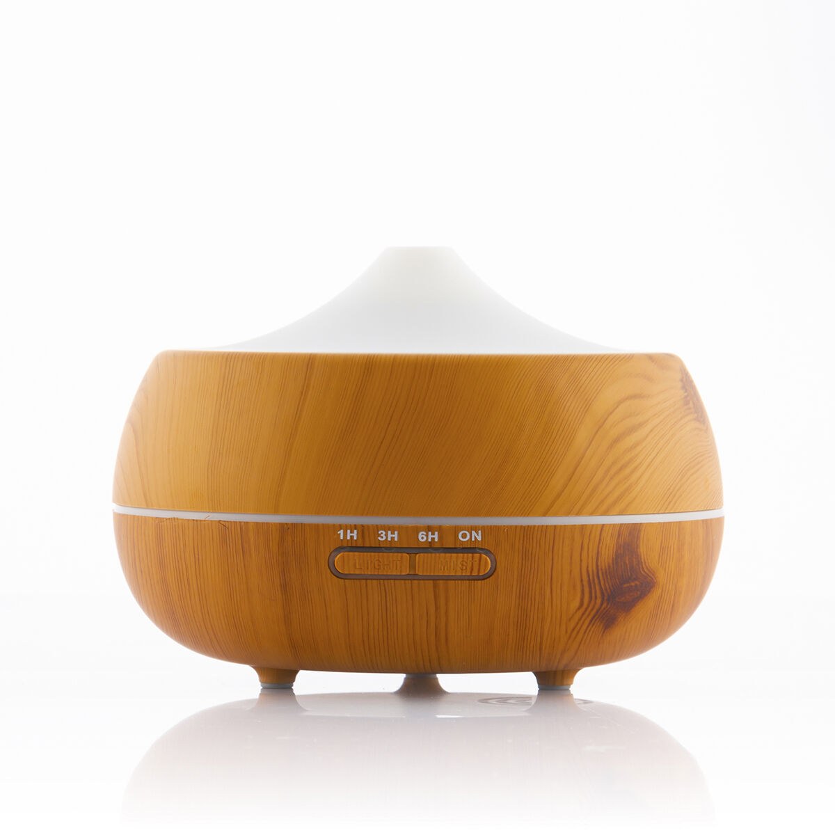 Aroma Diffuser Humidifier with Multicolour LED Wooden-Effect