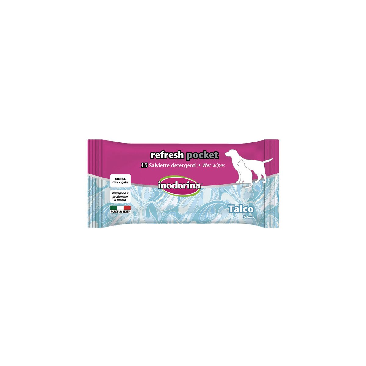 Wet Wipes for Pets Talco Talcum Powder 60 Units
