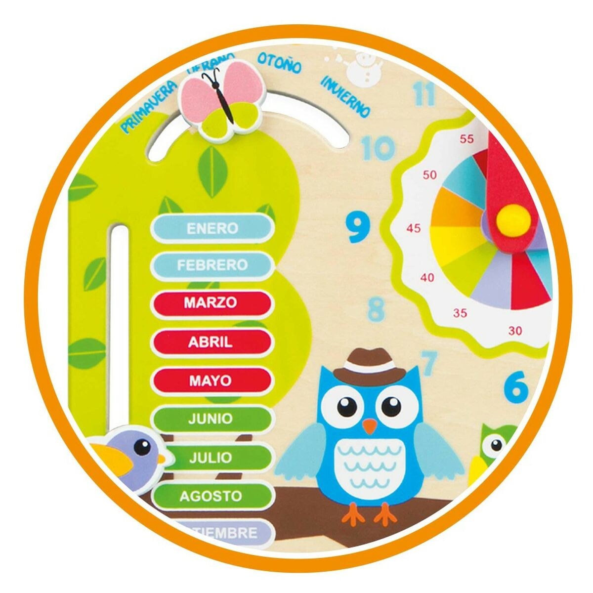 Educational Game Owls 30 x 3 x 30 cm (6 Units)