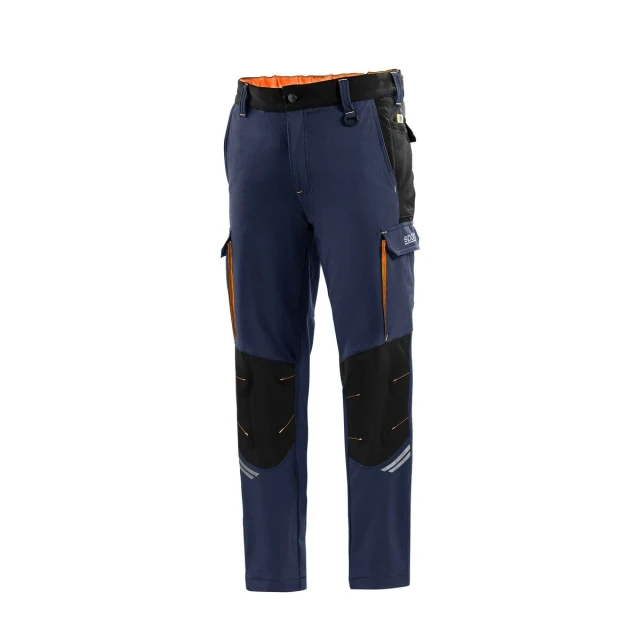 Long Sports Trousers Tech TW Dark blue Orange