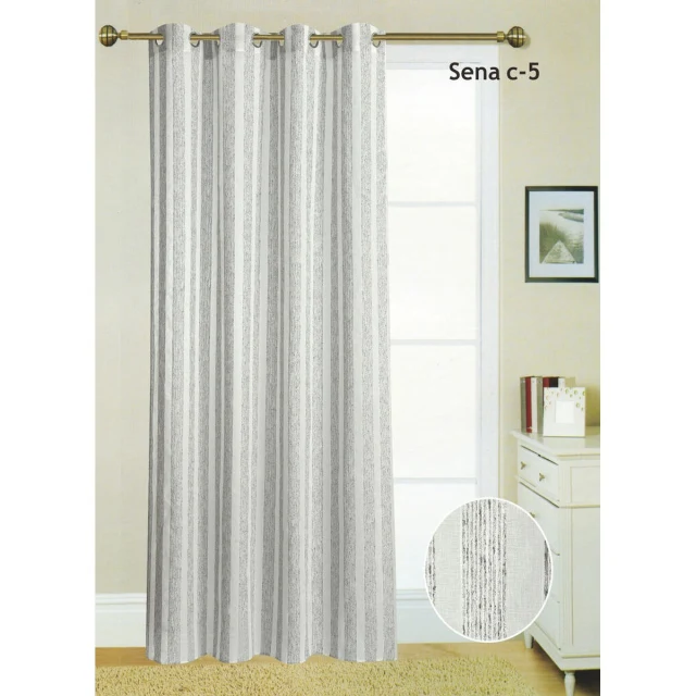 Curtain SENA Grey 140 x 260 cm