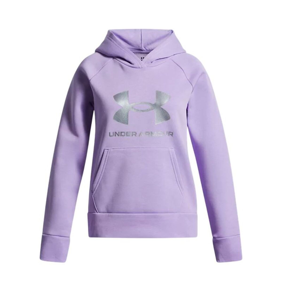 Hooded Sweatshirt for Girls Rival Flc Shimmer Hdy Lavendar