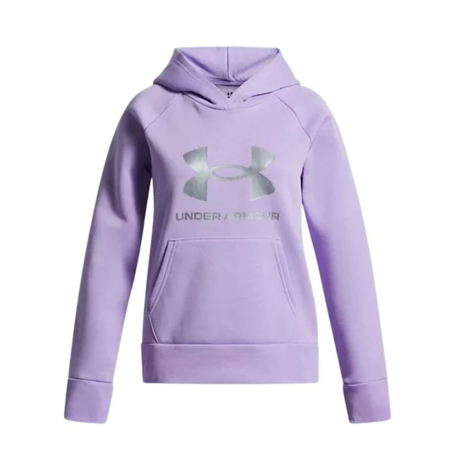 Hooded Sweatshirt for Girls Rival Flc Shimmer Hdy Lavendar