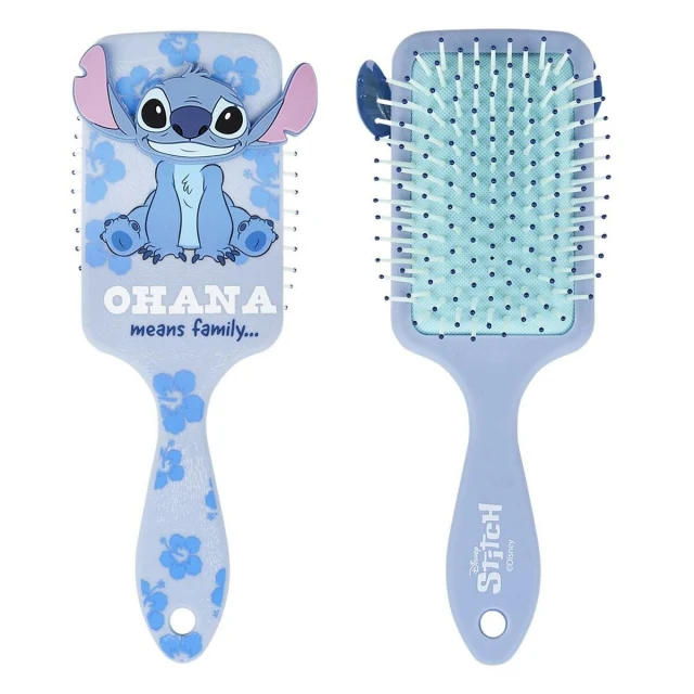 Detangling Hairbrush Purple Plastic
