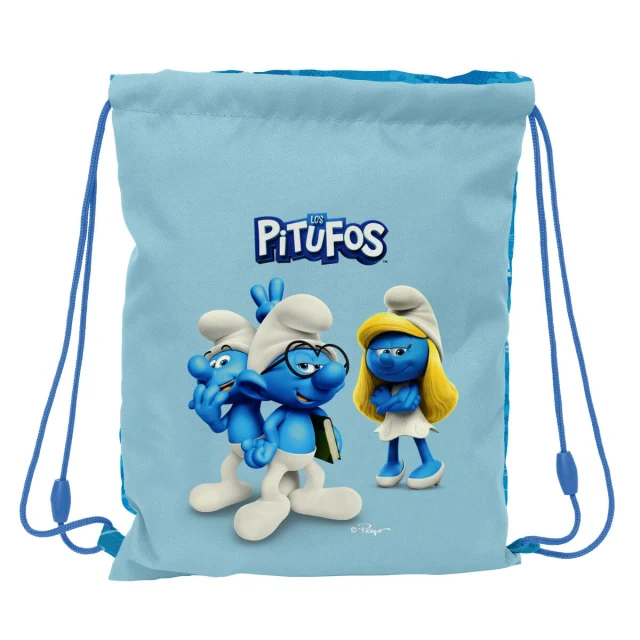 Backpack with Strings Blue Sky blue 26 x 34 x 1 cm