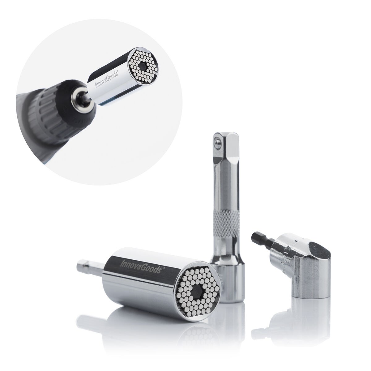Universal Socket Wrench with Accessories Uniscrew
