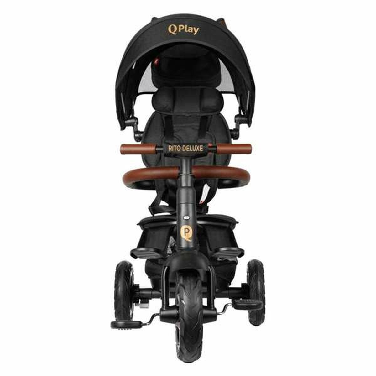 Baby's Pushchair New Rito Star Deluxe Tricycle Black