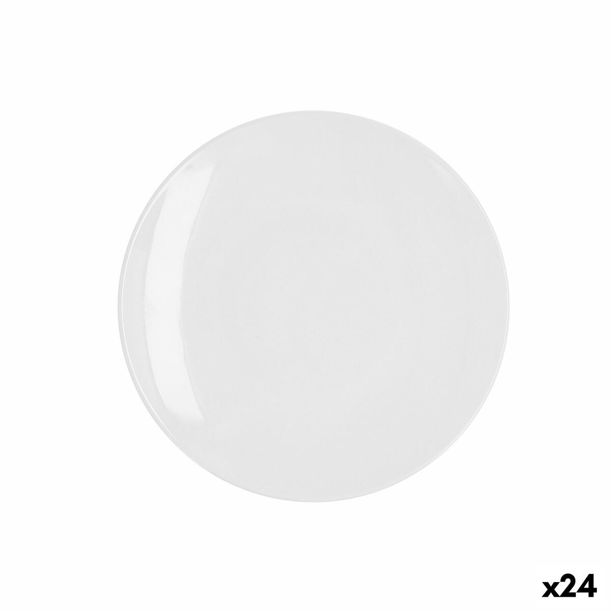 Dessert dish Select Basic White Plastic 20 cm (24 Units)