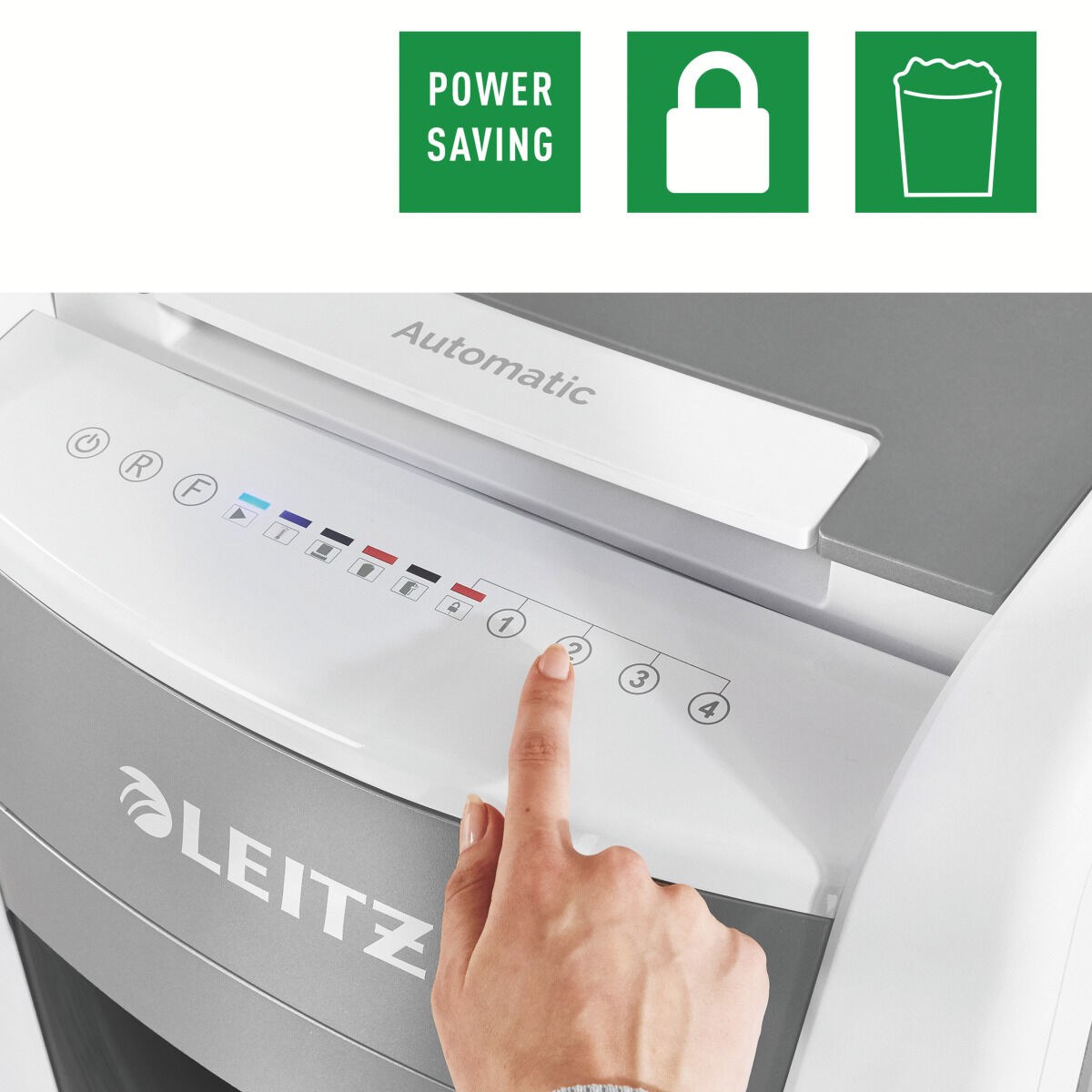 Paper Shredder IQ 600 Pro Autofeed P4 60 L