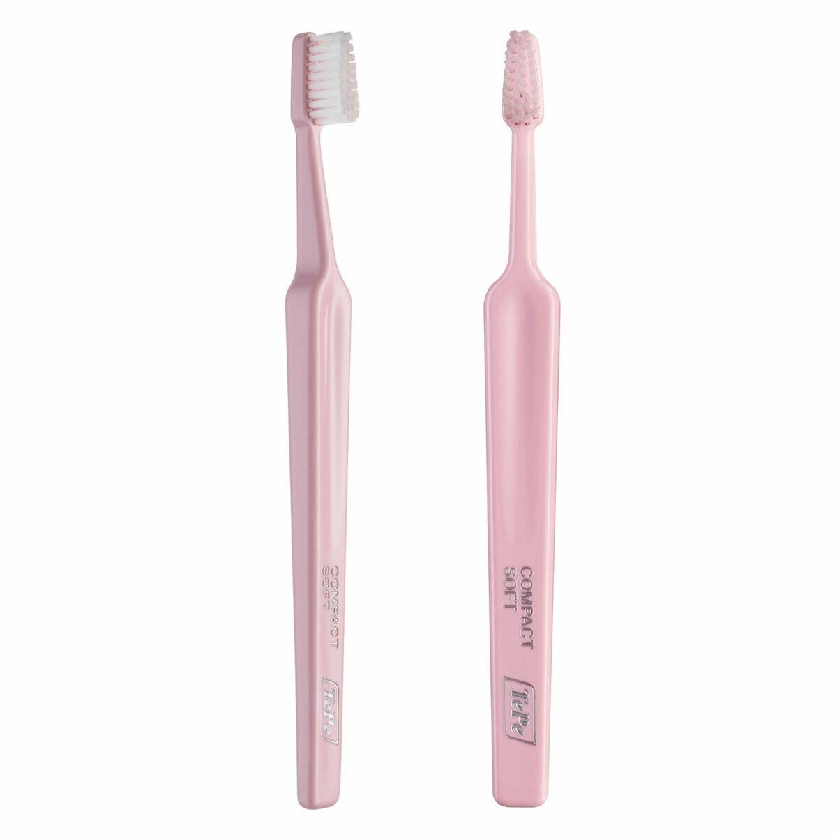 Toothbrush Compact Soft Light Pink